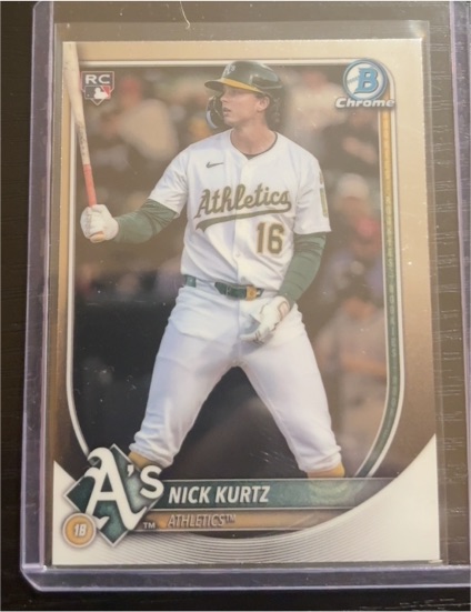 2025 Bowman Chrome #93 Nick Kurtz — front