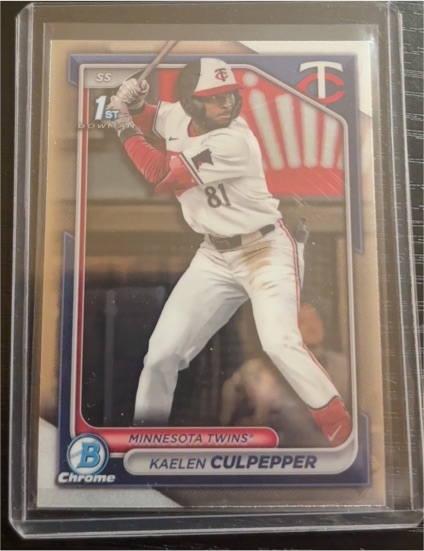 2024 Bowman Draft Chrome #BDC-98 Kaelen Culpepper — front
