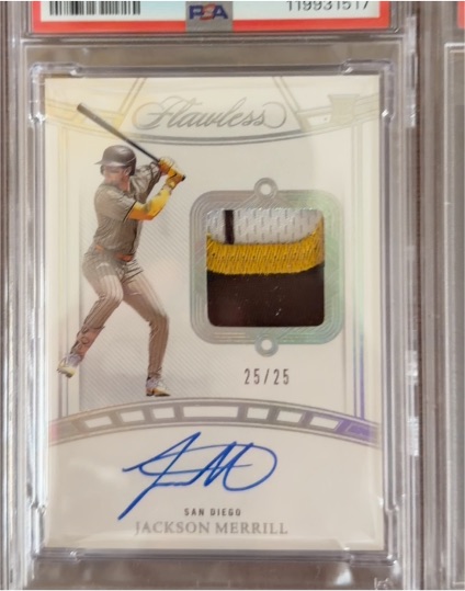 2024 Panini Flawless #FSM-JM Jackson Merrill — front