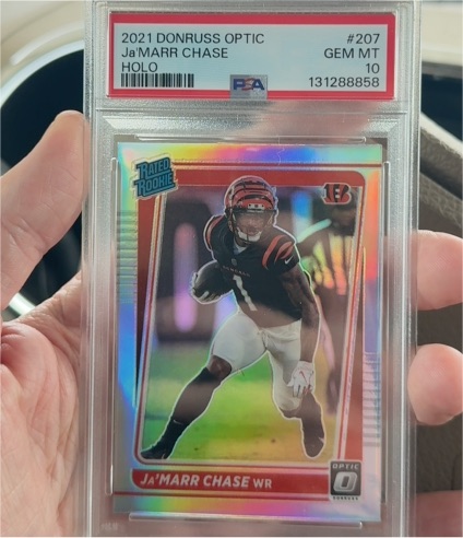 2021 Donruss Optic #207 Ja'Marr Chase — front