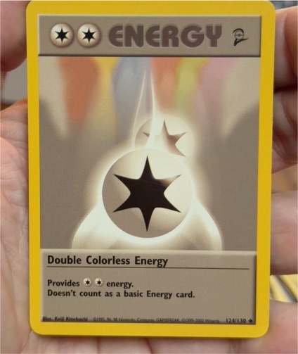 1999 Pokémon Base Set 2 #124 Double Colorless Energy — front