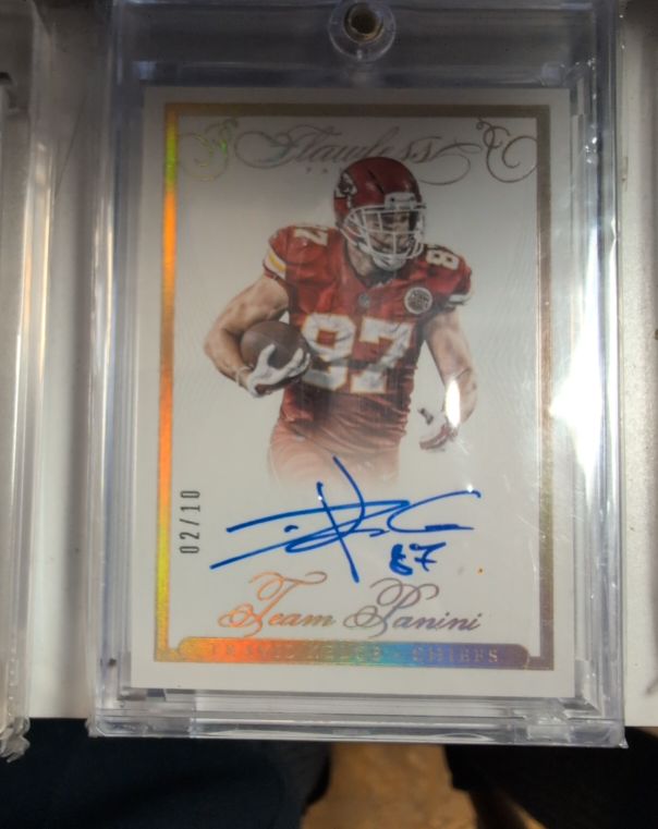 2015 Panini Flawless Team Panini #TPA-TK Travis Kelce — front