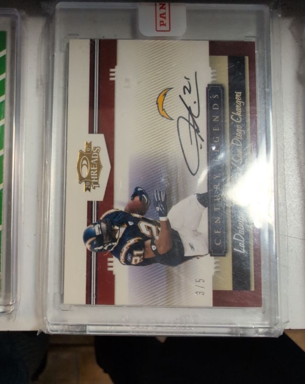 2007 Donruss Threads Century Legends #CL-21 LaDainian Tomlinson — front