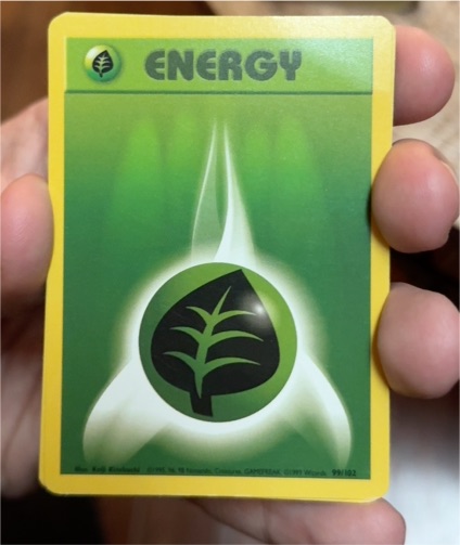 1999 Pokémon Base Set #99 Grass Energy — front