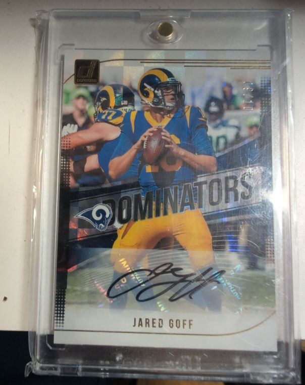 2018 Donruss Dominators #D-1 Jared Goff — front