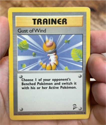 1999 Pokémon Base Set #93 Gust of Wind — front