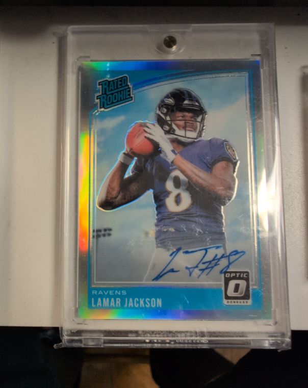 2018 Donruss Optic #167 Lamar Jackson — front