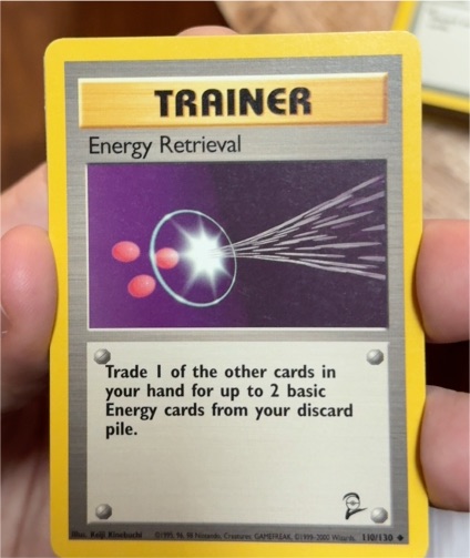 1999 Pokémon Base Set #81 Energy Retrieval — front