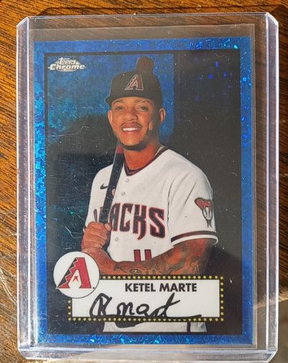 2021 Topps Chrome Platinum Anniversary #180 Ketel Marte — front