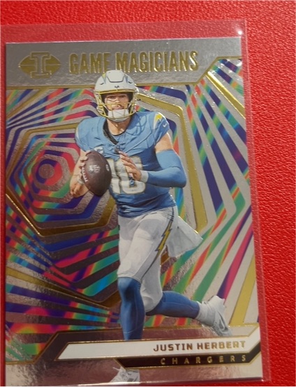 2024 Panini Illusions #13 Justin Herbert — front