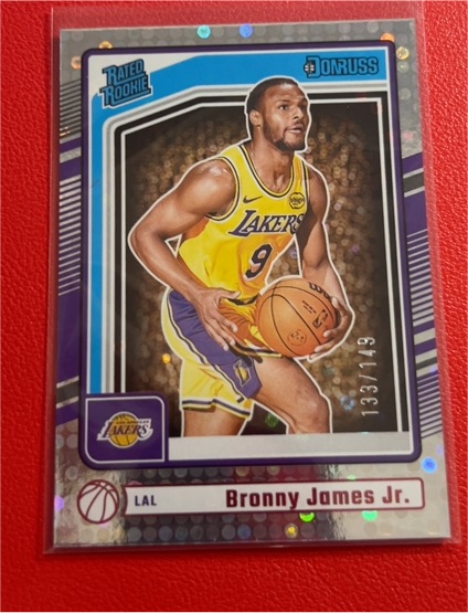 2024-25 Panini Donruss #243 Bronny James Jr. — front