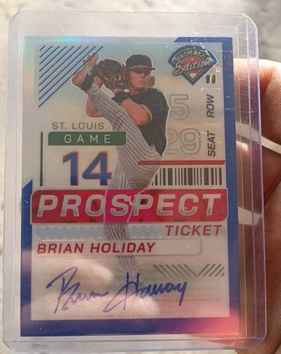 2024 Panini Prospect Edition #191 Brian Holiday — front