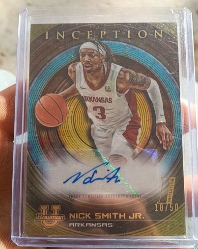 2022 Bowman Inception #18 Nick Smith Jr. — front