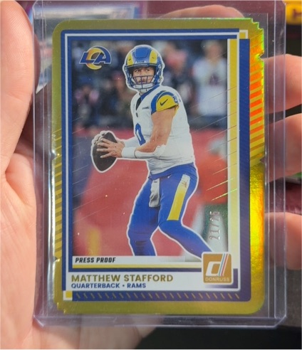 2025 Donruss #296 Matthew Stafford — front