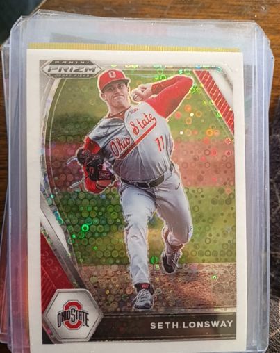 2021 Panini Prizm Draft Picks #PDP176 Seth Lonsway — front