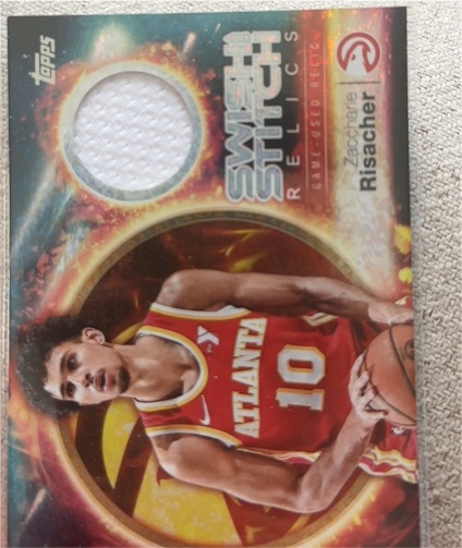 2025-26 Topps Swish and Stitch Relics #SST-ZR Zaccharie Risacher — front