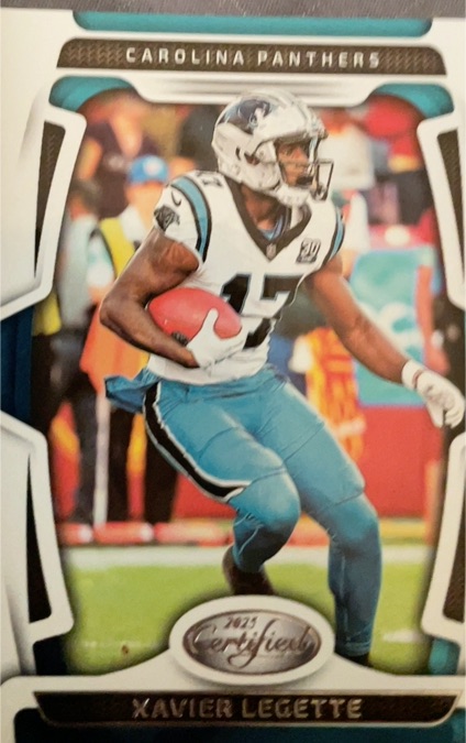 2025 Panini Certified #15 Xavier Legette — front