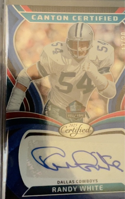 2025 Panini Certified Canton Certified #54 Randy White — front