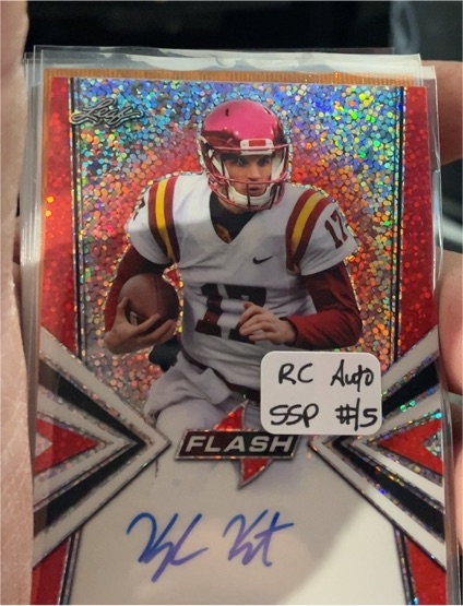 2019 Leaf Flash Autographs Blue #BAKK1 Kyle Kempt — front