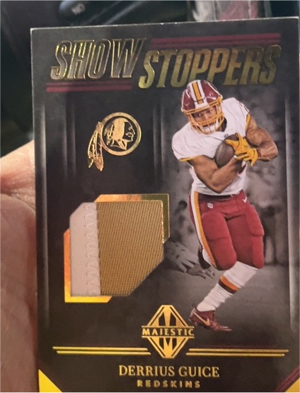 2019 Panini Majestic Showstoppers #SM-16 Derrius Guice — front