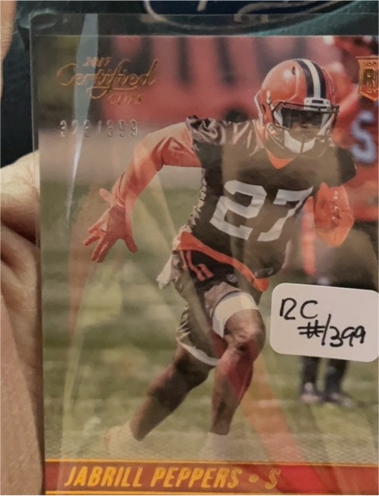 2017 Select Certified #12 Jabrill Peppers — front