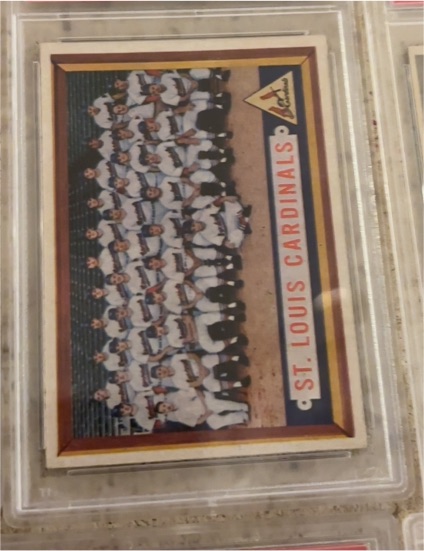1957 Topps #243 St. Louis Cardinals Team — front