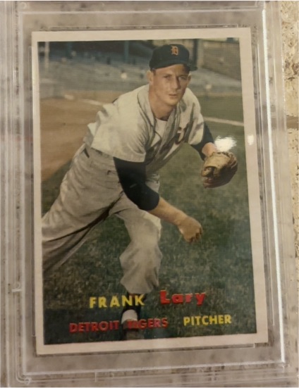 1957 Topps #168 Frank Lary — front
