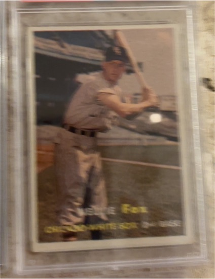 1957 Topps #38 Nellie Fox — front