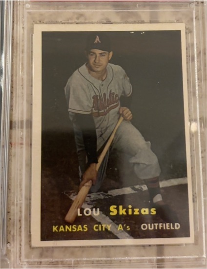 1957 Topps #83 Lou Skizas — front