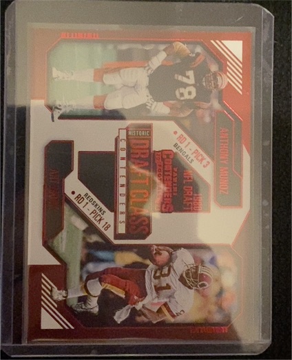 2024 Panini Contenders Historic Draft Class #4 Anthony Munoz & Art Monk — front