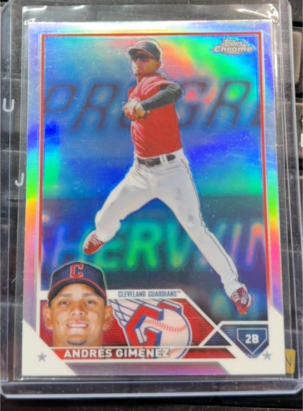 2023 Topps Chrome #155 Andrés Giménez — front
