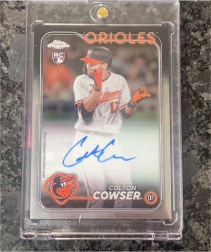 2024 Topps Chrome #RA-CC Colton Cowser — front