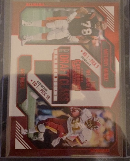 2024 Panini Contenders Historic Draft Class #4 Anthony Munoz & Art Monk — front