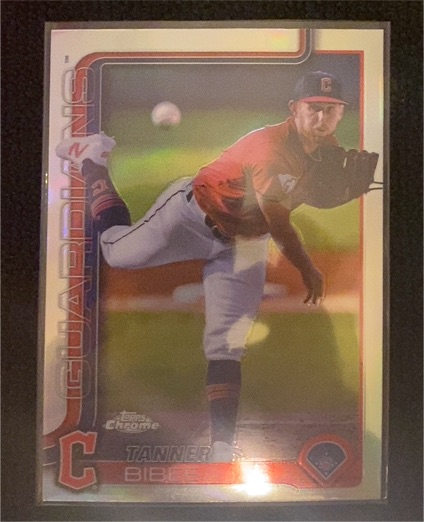 2025 Topps Chrome #236 Tanner Bibee — front