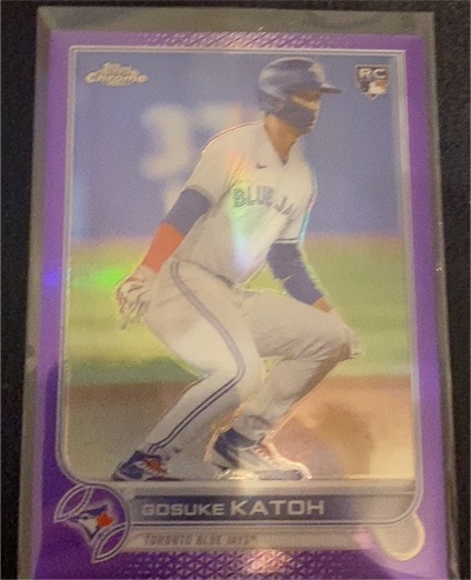2022 Topps Chrome Update #US41 Gosuke Katoh — front