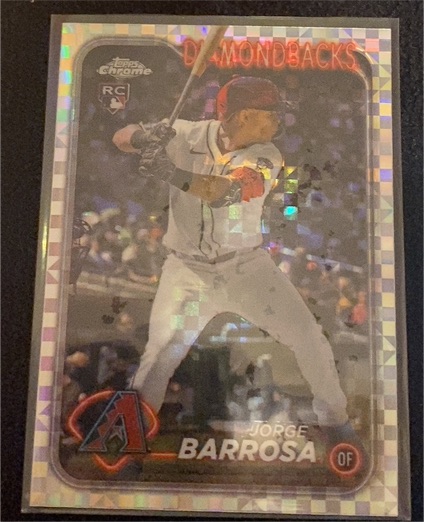 2024 Topps Chrome Update #USC163 Jorge Barrosa — front