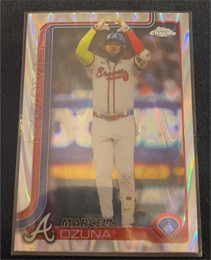 2025 Topps Chrome #250 Marcell Ozuna — front