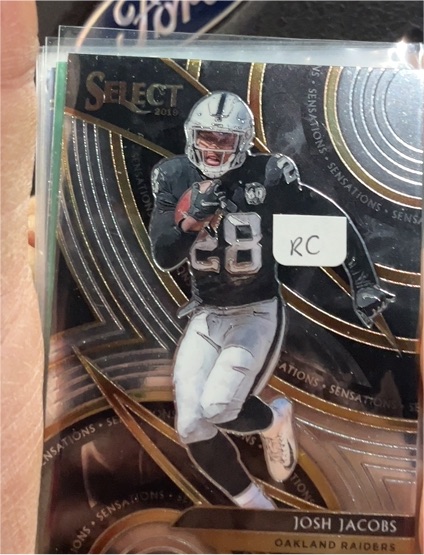 2019 Panini Select #12 Josh Jacobs Sensations — front