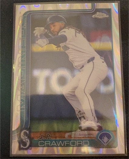 2025 Topps Chrome #181 J.P. Crawford — front