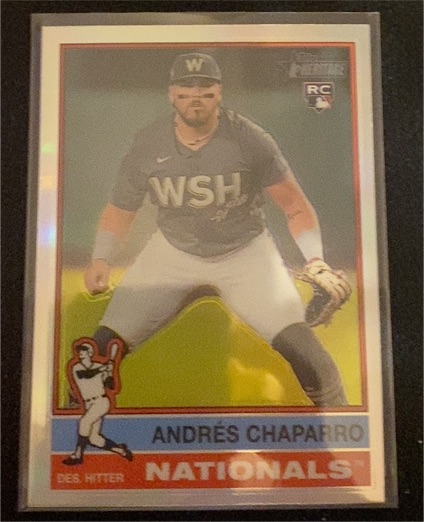 2025 Topps Heritage #418 Andrés Chaparro — front