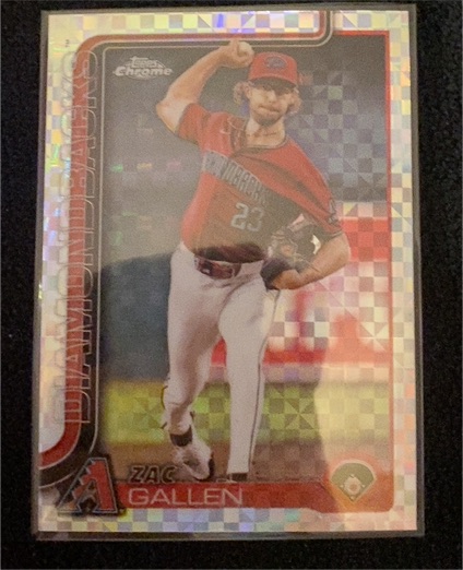 2025 Topps Chrome #4 Zac Gallen — front