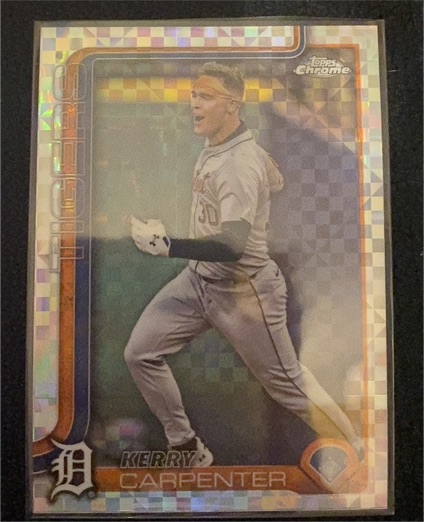 2025 Topps Chrome #299 Kerry Carpenter — front