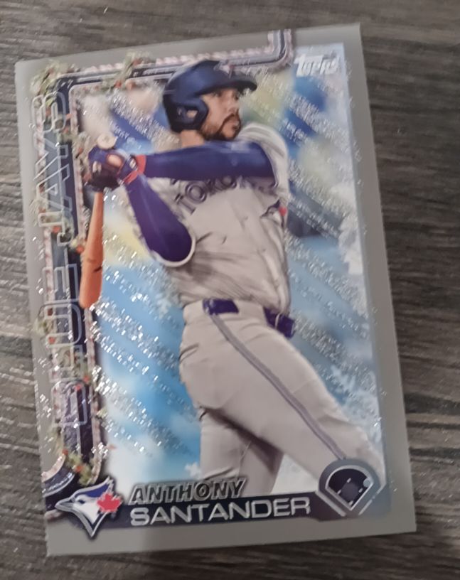 2025 Topps Holiday #H14 Anthony Santander — front