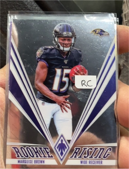 2019 Panini Phoenix Rookie Rising #5 Marquise Brown — front