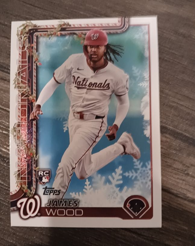 2025 Topps Holiday #H94 James Wood — front