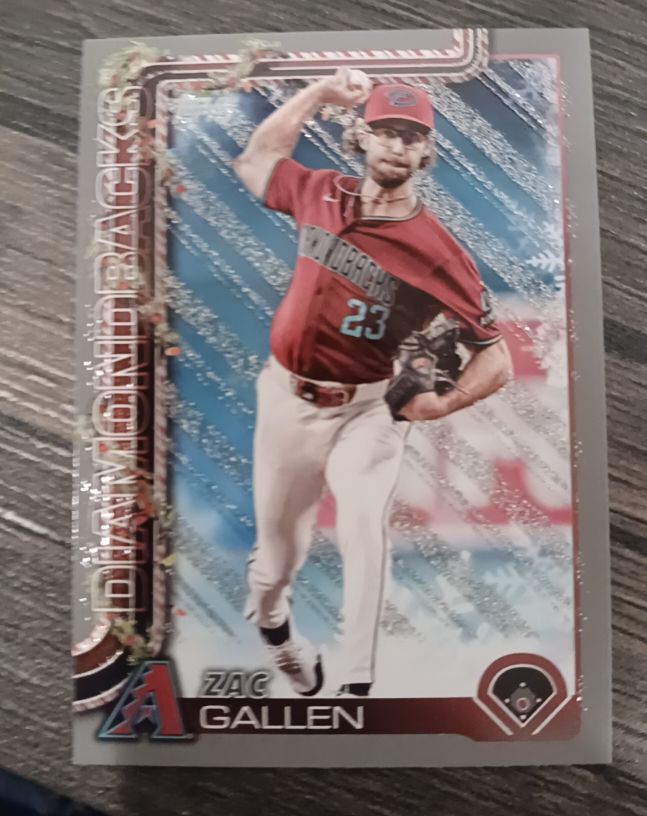 2025 Topps Holiday #H131 Zac Gallen — front