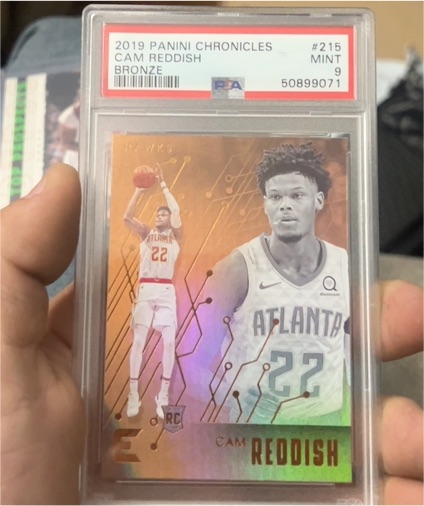 2019 Panini Chronicles #215 Cam Reddish Bronze — front