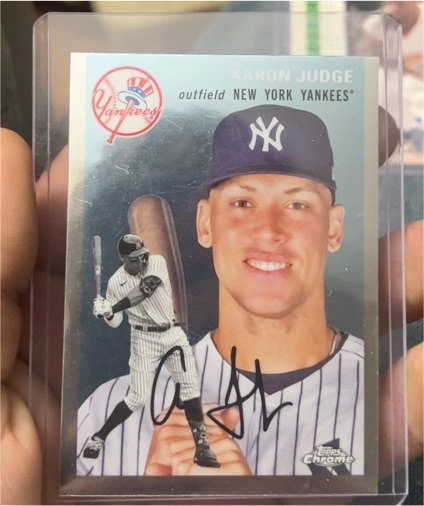 2023 Topps Chrome Platinum Anniversary #1 Aaron Judge — front