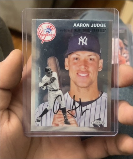 2023 Topps Chrome Platinum Anniversary #1 Aaron Judge — front