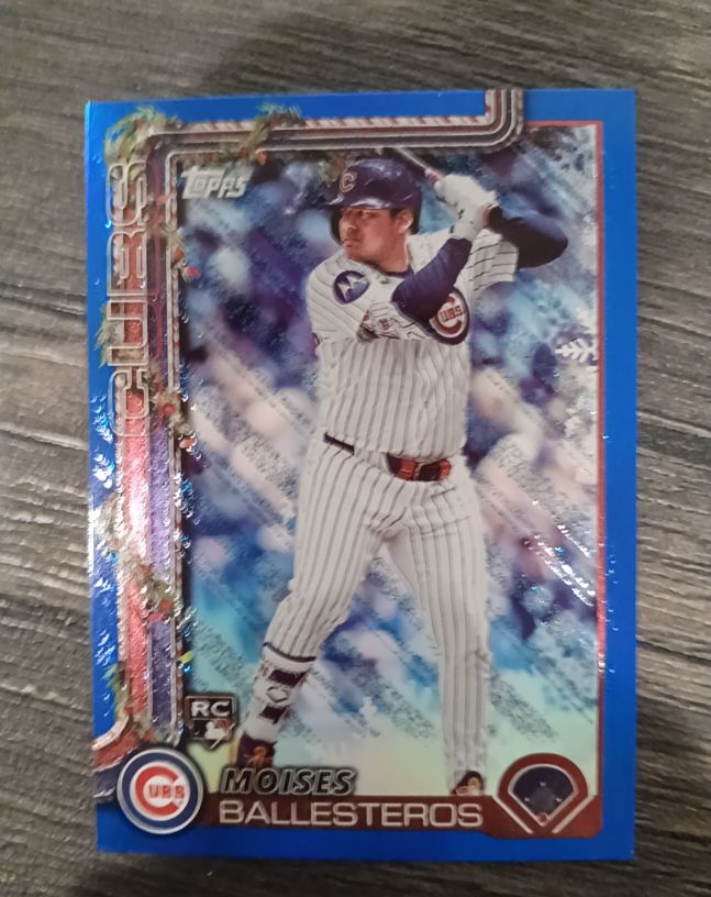 2025 Topps Holiday #H169 Moises Ballesteros — front